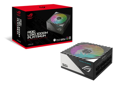 ASUS ROG Loki SFX-L 1200W Titanium PSU (Fully Modular Power Supply, 80+ Titanium, 120mm PWM ARGB Fan, Aura Sync, ATX 3.0 Compatible, PCIe 5.0 Ready, 10 Year Warranty)