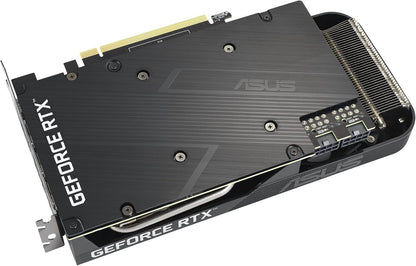 ASUS Dual NVIDIA GeForce RTX 3060 Ti OC Edition Graphics Card (PCIe 4.0, 8GB GDDR6X Memory, HDMI 2.1, DisplayPort 1.4a, 2-Slot Design, Axial-tech Fan Design, 0dB Technology, and More) (Renewed)