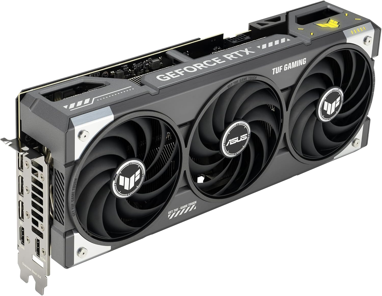 ASUS TUF GeForce RTX™ 5070 Ti 16GB GDDR7 OC Edition Graphics Card, NVIDIA, Desktop (PCIe® 5.0, HDMI®/DP 2.1, 3.125-Slot, Military-Grade Components, Protective PCB Coating, Axial-tech Fans)