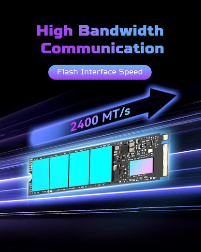 acer Predator GM7 1TB SSD: M.2 2280 PCIe Gen 4 x4 NVMe 2.0, Read Speed Up to 7400 MB/s, Internal PC Solid State Drive for Laptop, Desktop and PS5 - BL.9BWWR.118