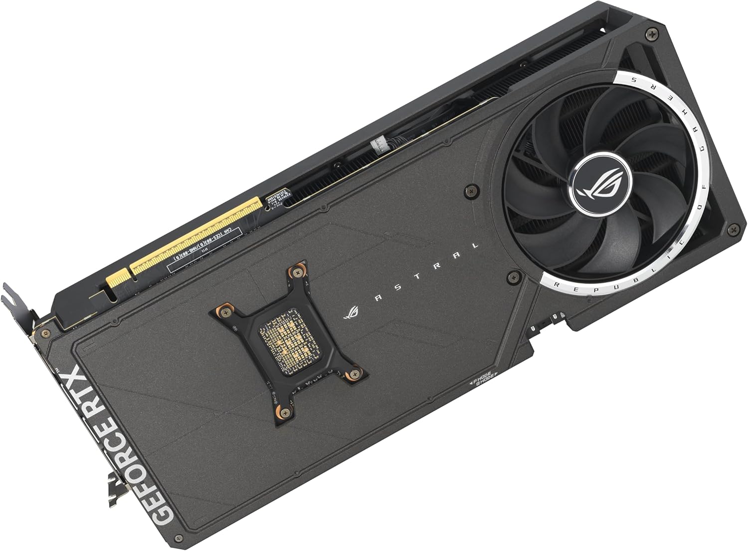 ASUS ROG Astral GeForce RTX™ 5080 OC Edition Graphics Card, NVIDIA (PCIe® 5.0, 16GB GDDR7, HDMI®/DP 2.1, 3.8-Slot, 4-Fan Design, Axial-tech Fans, Patented Vapor Chamber, Phase-Change GPU Thermal Pad)