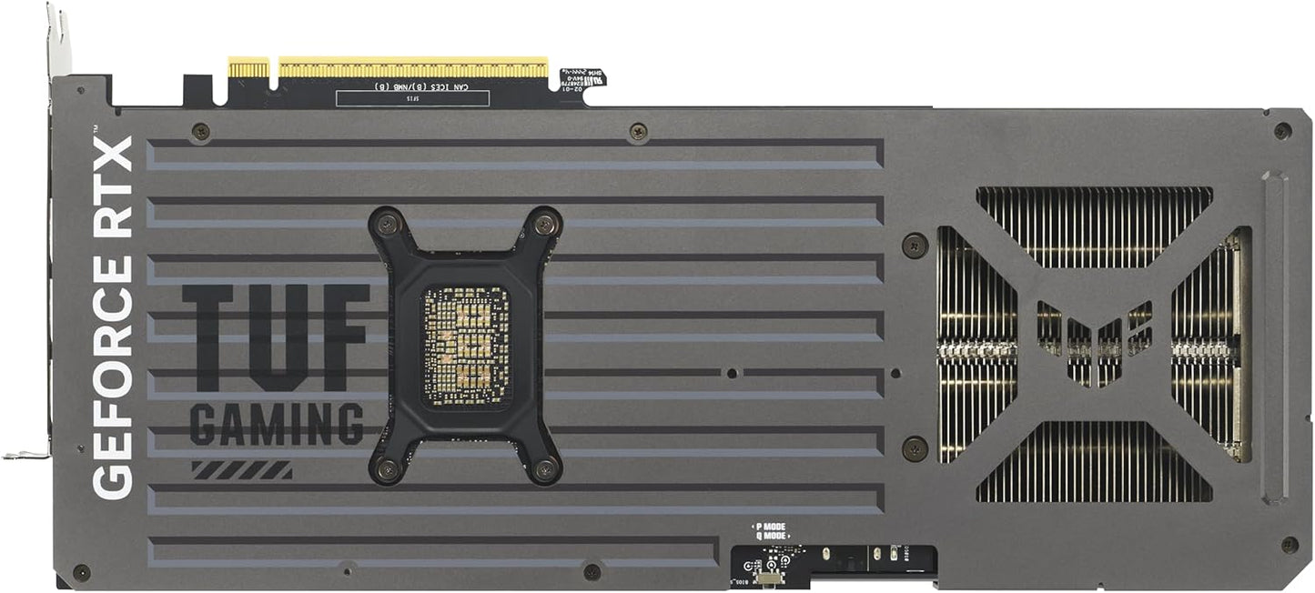 ASUS TUF GeForce RTX™ 5070 Ti 16GB GDDR7 OC Edition Graphics Card, NVIDIA, Desktop (PCIe® 5.0, HDMI®/DP 2.1, 3.125-Slot, Military-Grade Components, Protective PCB Coating, Axial-tech Fans)