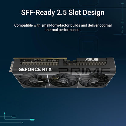 ASUS The SFF-Ready Prime GeForce RTX™ 5070 12GB GDDR7 Graphics Card (PCIe® 5.0, 12GB GDDR7, HDMI®/DP 2.1, 2.5-Slot, Axial-tech Fans, Dual BIOS) (Renewed)