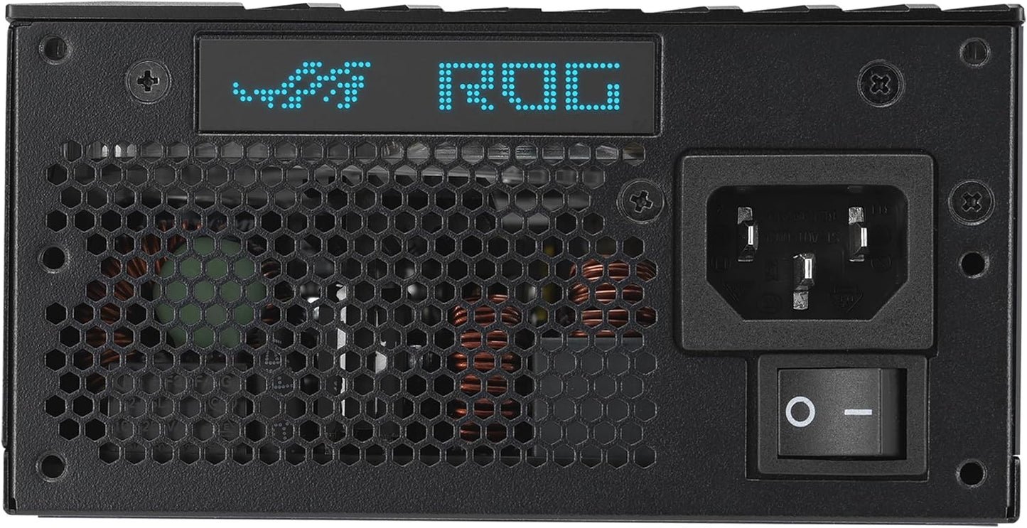 ASUS ROG Loki SFX-L 1200W Titanium PSU (Fully Modular Power Supply, 80+ Titanium, 120mm PWM ARGB Fan, Aura Sync, ATX 3.0 Compatible, PCIe 5.0 Ready, 10 Year Warranty)