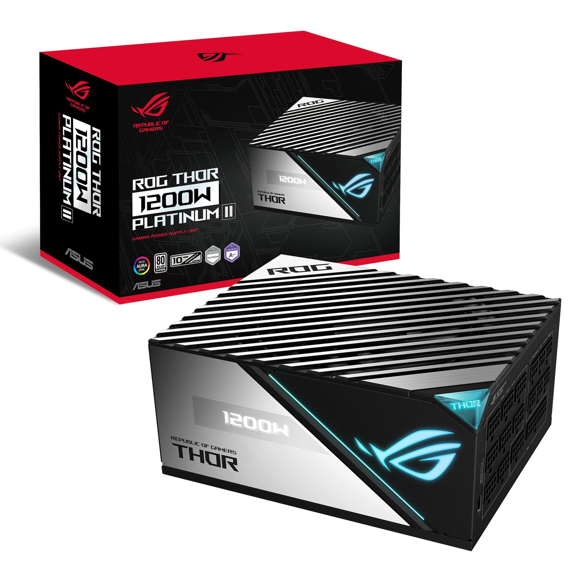 ASUS ROG Loki SFX-L 1200W Titanium PSU (Fully Modular Power Supply, 80+ Titanium, 120mm PWM ARGB Fan, Aura Sync, ATX 3.0 Compatible, PCIe 5.0 Ready, 10 Year Warranty)