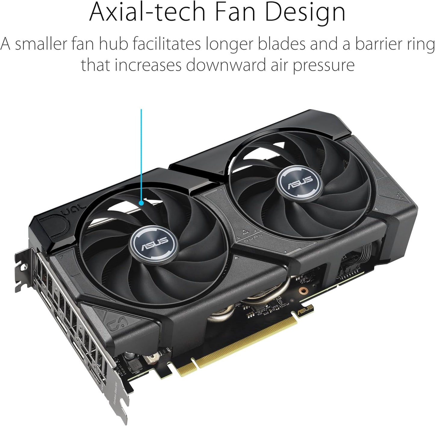 ASUS Dual GeForce RTX™ 4070 EVO OC Edition 12GB GDDR6X is Designed for Broad Compatibility, with a 2.5-Slot Design, Axial-tech Fan Design, 0dB Technology, Auto-Extreme Technology, and More (Renewed)