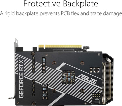 Asus Dual GeForce RTX™ 3060 OC Edition 8GB GDDR6 (PCIe 4.0, 8GB GDDR6, HDMI 2.1, DisplayPort 1.4a) (Renewed)