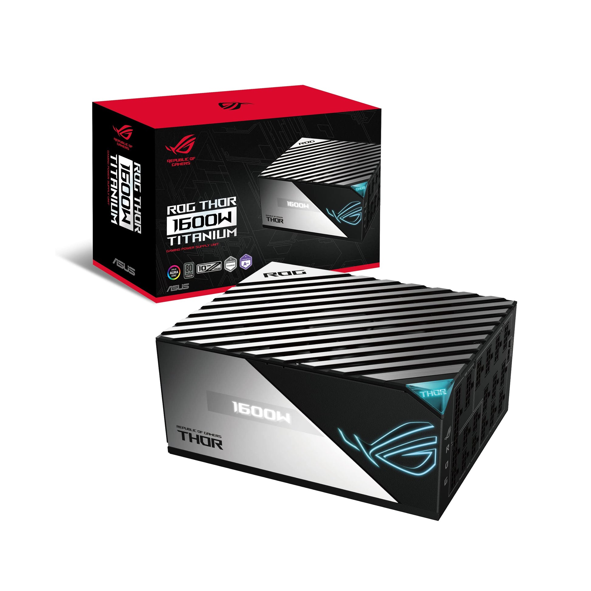ASUS ROG Loki SFX-L 1200W Titanium PSU (Fully Modular Power Supply, 80+ Titanium, 120mm PWM ARGB Fan, Aura Sync, ATX 3.0 Compatible, PCIe 5.0 Ready, 10 Year Warranty)