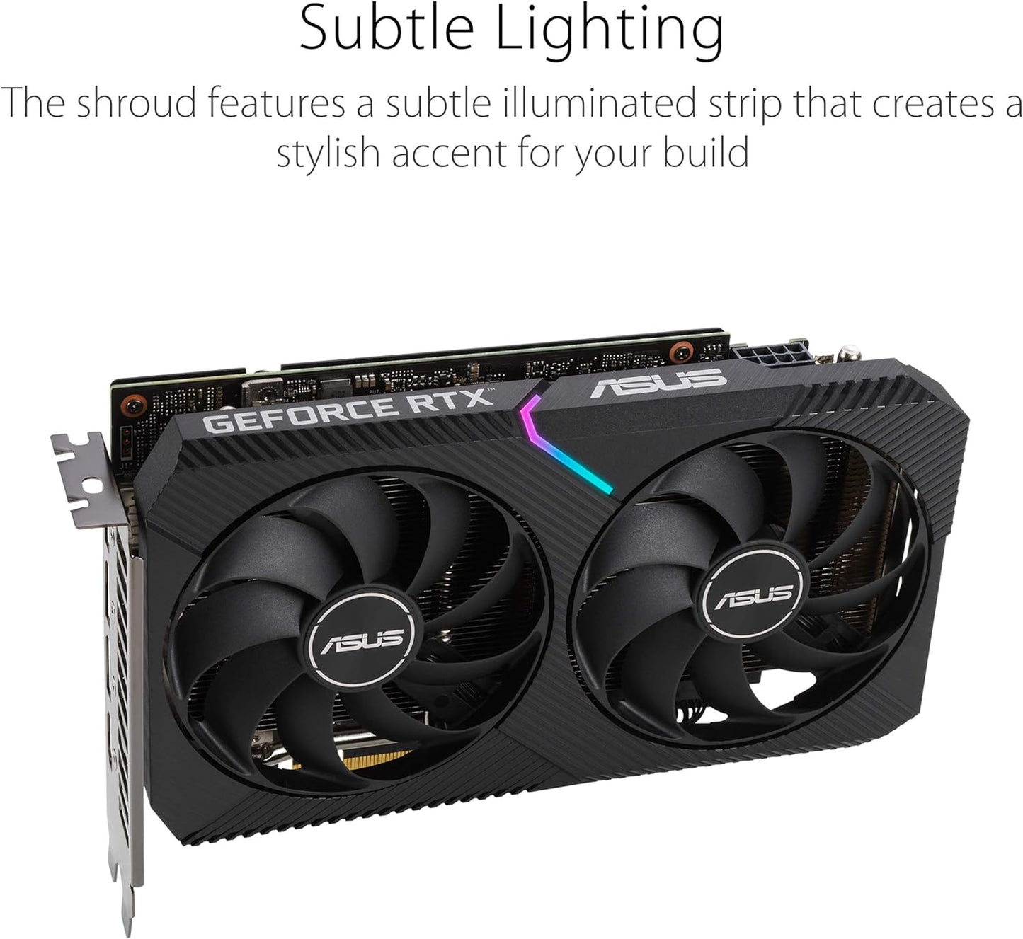 Asus Dual GeForce RTX™ 3060 OC Edition 8GB GDDR6 (PCIe 4.0, 8GB GDDR6, HDMI 2.1, DisplayPort 1.4a) (Renewed)