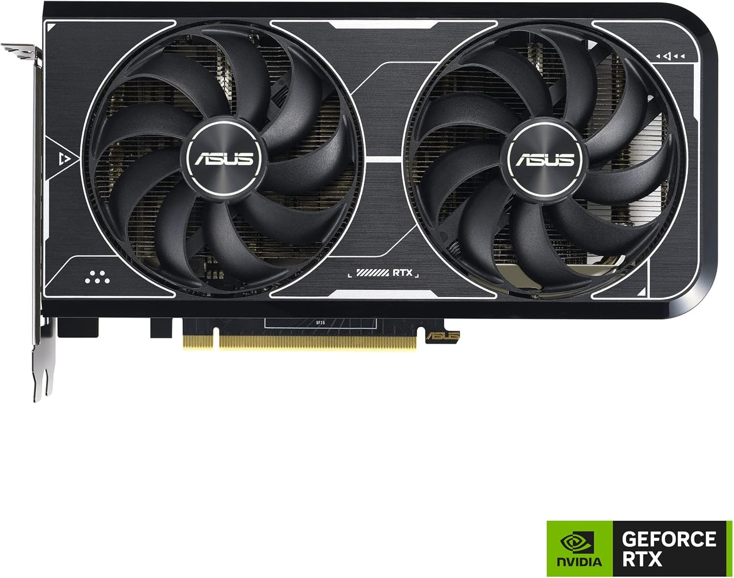 ASUS Dual NVIDIA GeForce RTX 3060 Ti OC Edition Graphics Card (PCIe 4.0, 8GB GDDR6X Memory, HDMI 2.1, DisplayPort 1.4a, 2-Slot Design, Axial-tech Fan Design, 0dB Technology, and More) (Renewed)