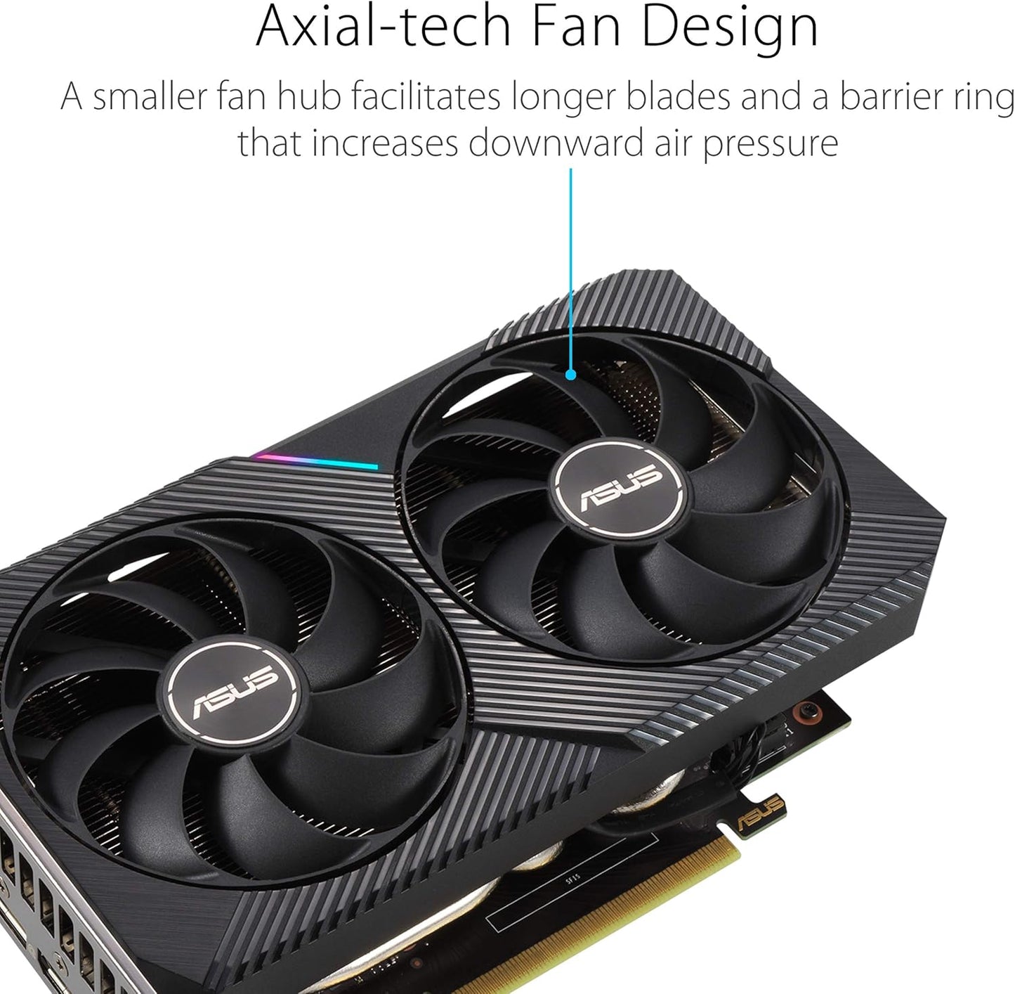 Asus Dual GeForce RTX™ 3060 OC Edition 8GB GDDR6 (PCIe 4.0, 8GB GDDR6, HDMI 2.1, DisplayPort 1.4a) (Renewed)
