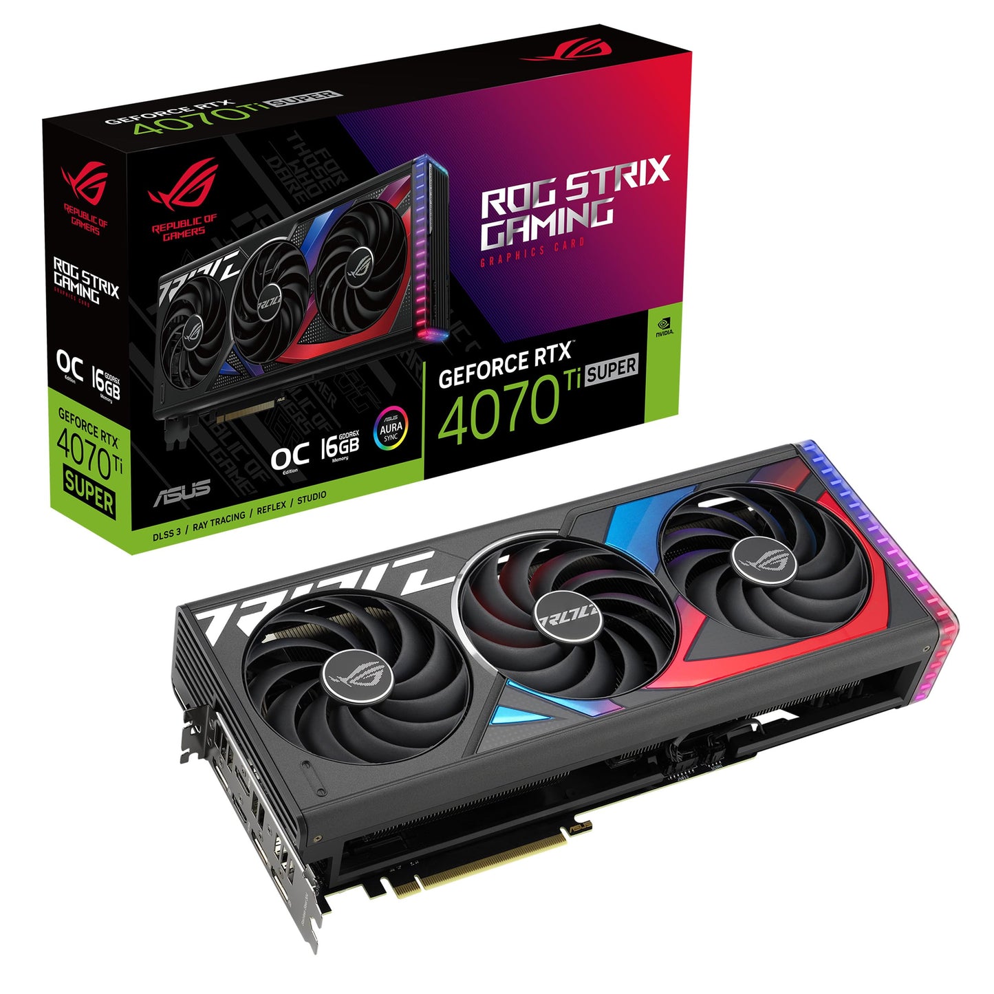 ASUS TUF GeForce RTX™ 5070 Ti 16GB GDDR7 OC Edition Graphics Card, NVIDIA, Desktop (PCIe® 5.0, HDMI®/DP 2.1, 3.125-Slot, Military-Grade Components, Protective PCB Coating, Axial-tech Fans)
