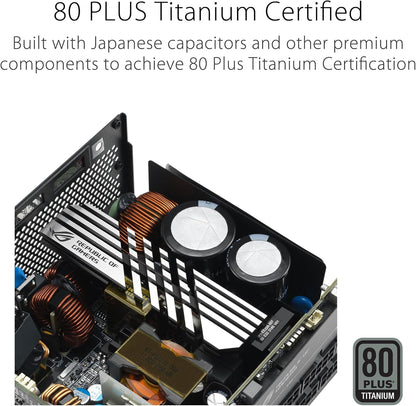 ASUS ROG Loki SFX-L 1200W Titanium PSU (Fully Modular Power Supply, 80+ Titanium, 120mm PWM ARGB Fan, Aura Sync, ATX 3.0 Compatible, PCIe 5.0 Ready, 10 Year Warranty)