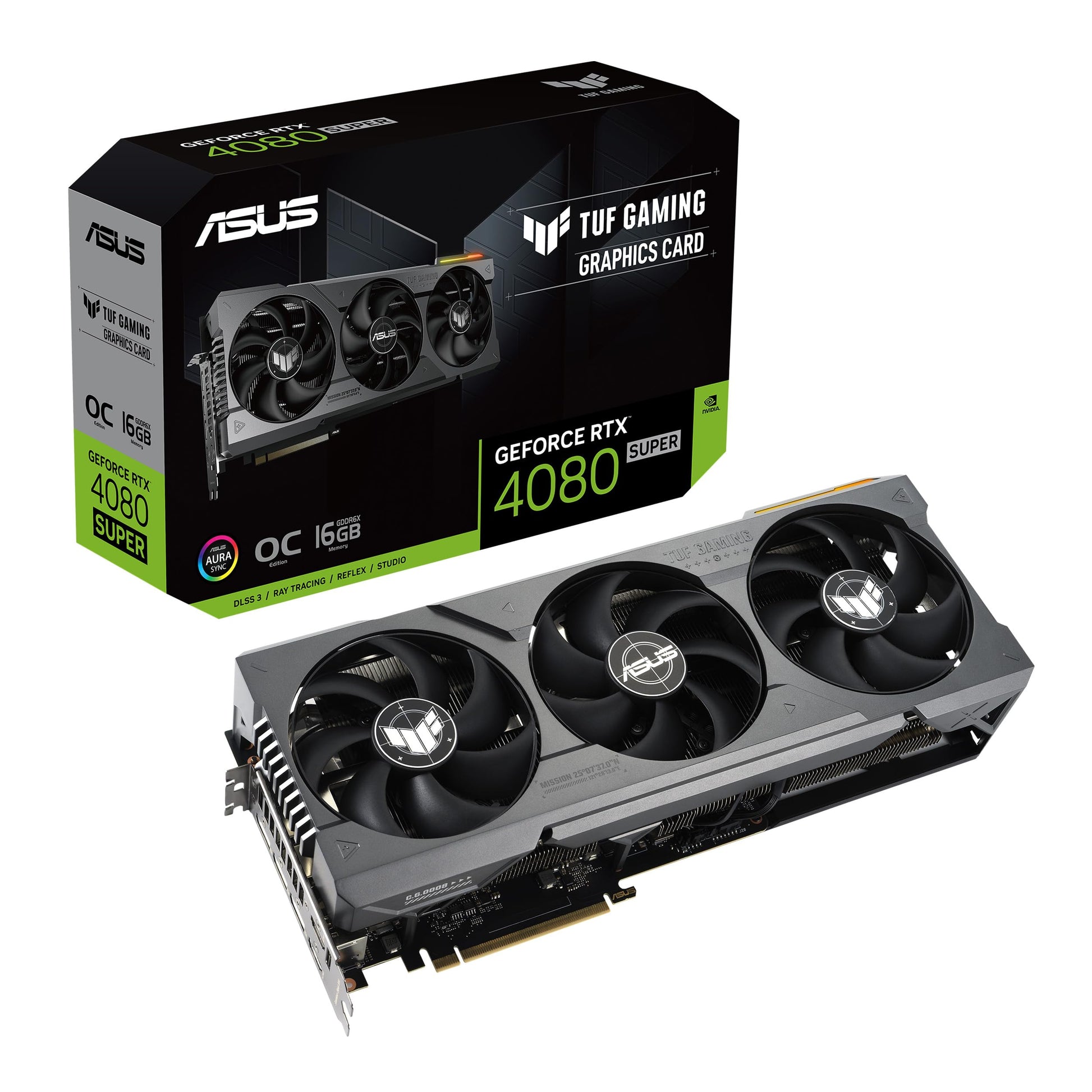 ASUS ROG Astral GeForce RTX™ 5080 OC Edition Graphics Card, NVIDIA (PCIe® 5.0, 16GB GDDR7, HDMI®/DP 2.1, 3.8-Slot, 4-Fan Design, Axial-tech Fans, Patented Vapor Chamber, Phase-Change GPU Thermal Pad)